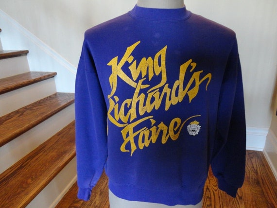 Vintage Jerzees Super Sweats King Richard's Faire… - image 1