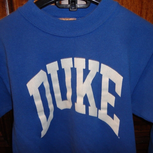 Vintage Duke Blue Devils 50-50 NCAA Sweatshirt Youth S Small (6-8) Made in USA