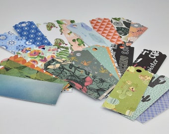 Gift tags in a set, 7.5 x 2.7 cm