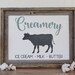 Kitchen Farmhouse Printable With Dairy Cow Print, Rustic Kitchen Decor ...