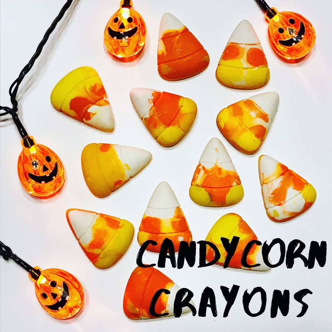 Candy Corn Crayons Trio 4 Pack Etsy