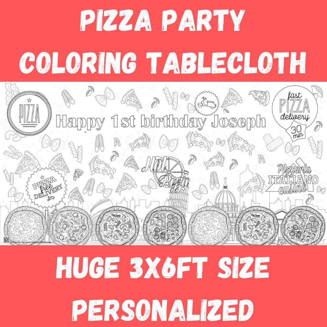 Coloring Tablecloth 