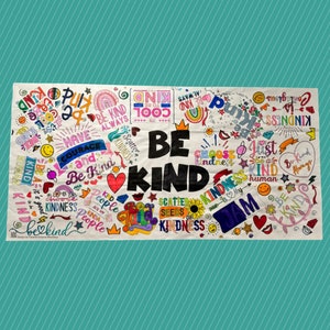 Kindness huge coloring banner class activity first day of school fun banner