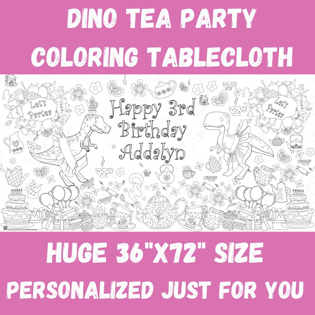 Big Coloring Sheet for Kids, Huge Coloring Sheets, 30 X 44 Coloring Sheet,  Girly Coloring, Homeschool Drawing 