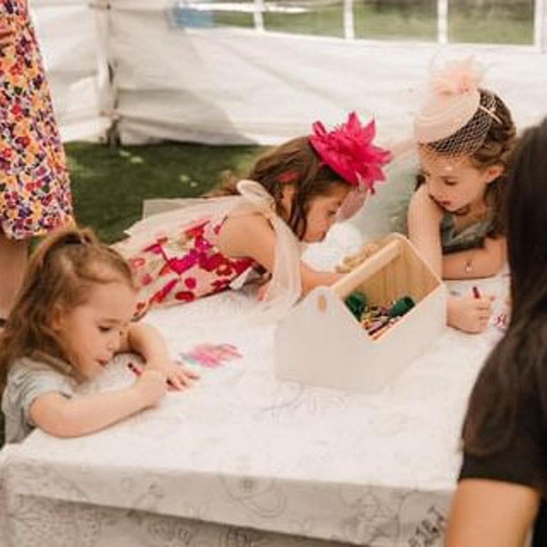 Let's Partea Color Pages Tea Party Birthday Coloring Tablecloth Partea Activity for Girls - Etsy ...