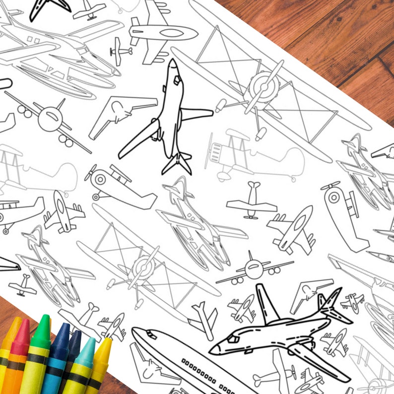 Boys birthday theme Airplane Birthday Party Aviator Pilot Decor Kids Personalized Coloring Tablecloth Activity First Birthday Decorations Time Flies Party Theme a year flies by