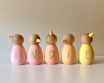 Personalised Baby Name Sign,  Christening Gifts For Girls, Woodland Nursery Shelf Decor