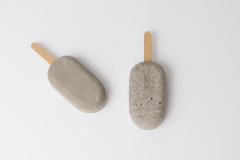 Concrete Decor Minimalist Home Decor Concrete Ice Creams Etsy