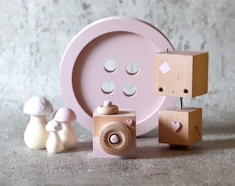 Wooden Nursery Shelf Decor, Baby Girl Room Decor, Mauve Nursery Decor, Baby Shower Gift, Wooden Nursery Ac