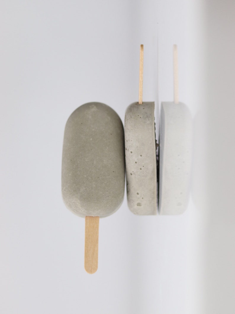 Concrete Decor Minimalist Home Decor Concrete Ice Creams Etsy