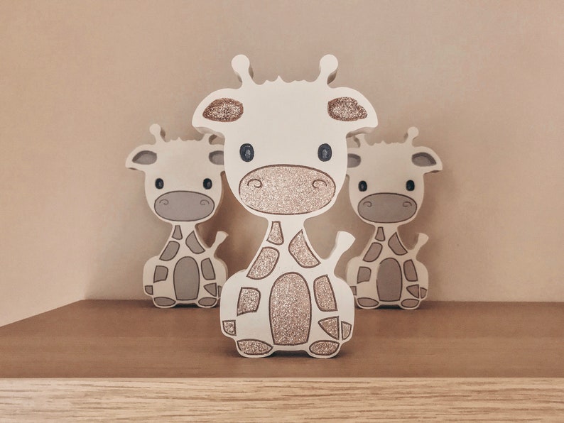 Wooden Giraffe Nursery & Kids Room Decor Shelf Decor Etsy