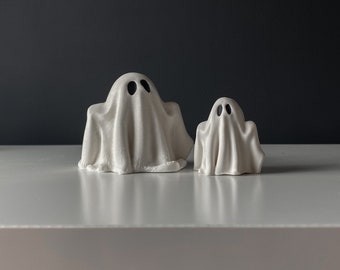 Ghost Halloween Decoration Display, Cute Ghost Figure Ornament, Spooky Fall Shelf Decor