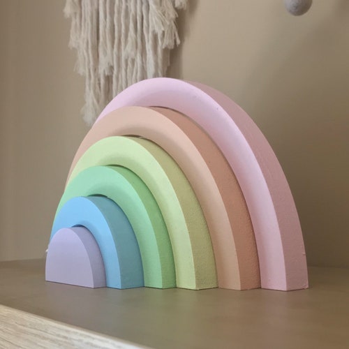 Wooden Nursery Decor Neutral Kids Room Accessories New Baby Etsy UK