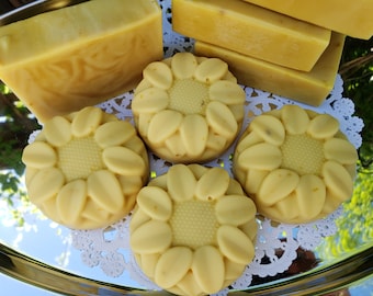 LOW STOCK! Triple Calendula Herbal Soap | Sensitive, dry, or mature skin | Vegan | Palm-free | No added scent or colorant