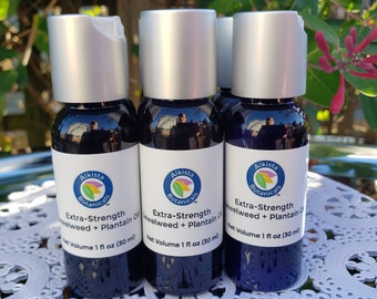 NEW! Extra-Strength Jewelweed + Plantain Oil - 100% pure and natural | Add to lotion or use as-is