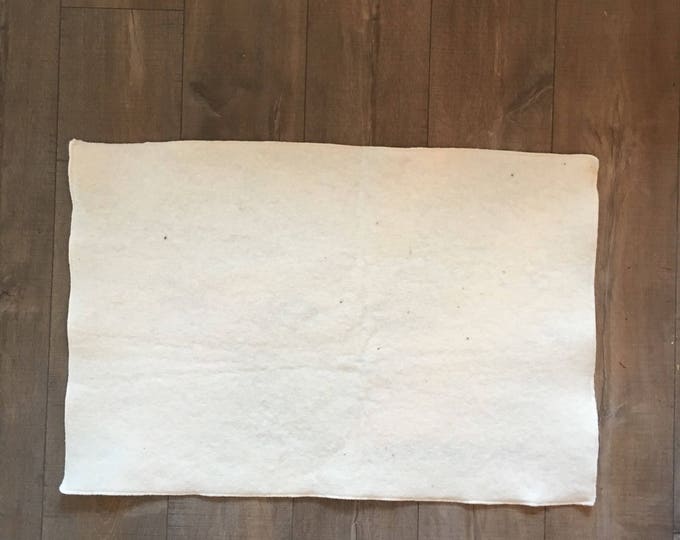 Organic Wool Puddle Pad 35 X 60 Etsy
