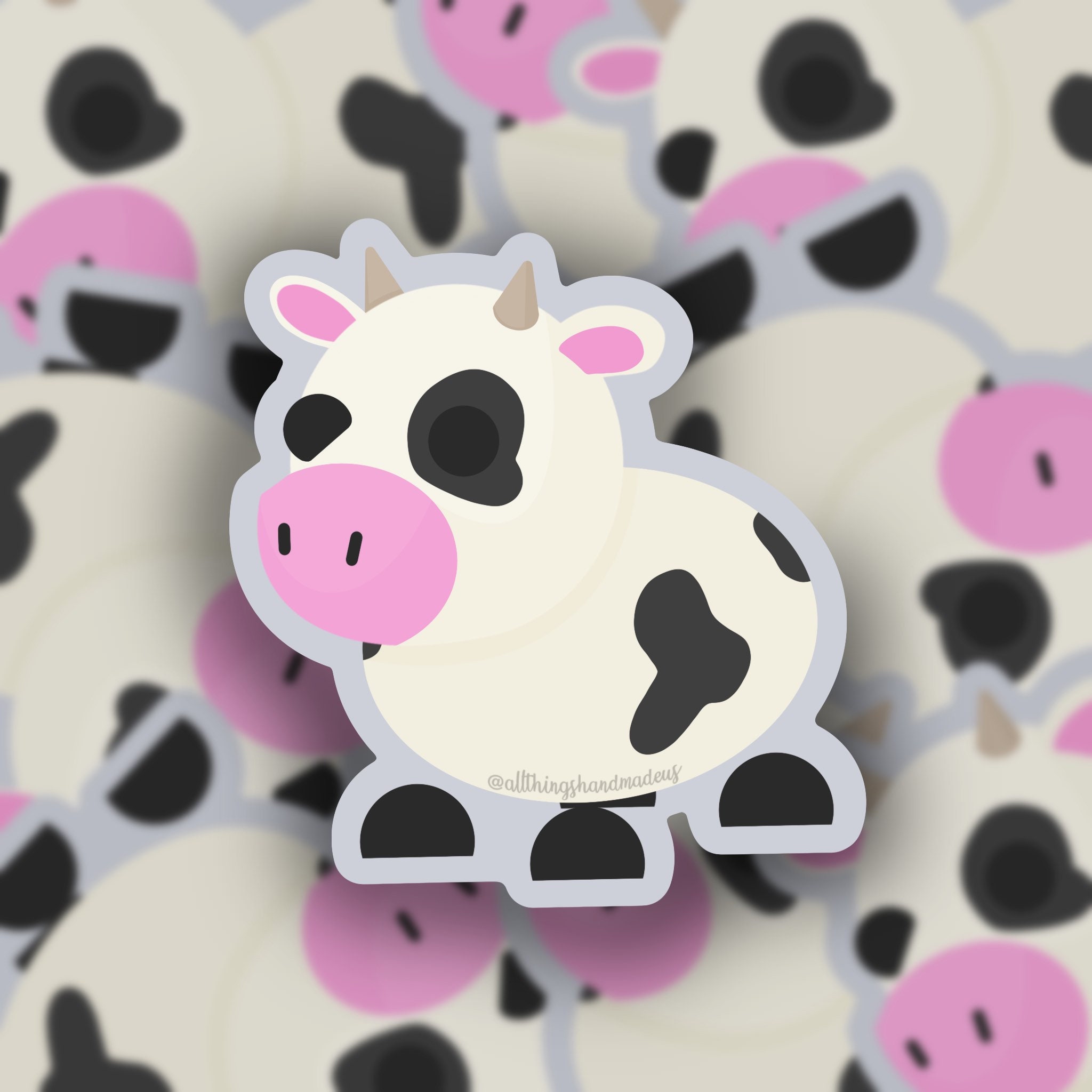 Roblox Sticker Adopt Me Sticker Roblox Adopt Me Cow | Etsy