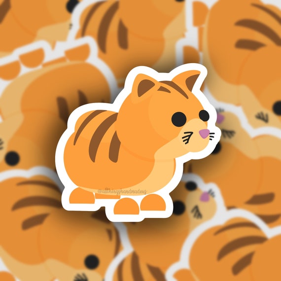 Roblox Adopt Me Ginger Cat Sticker - roblox adopt me pets ginger cat