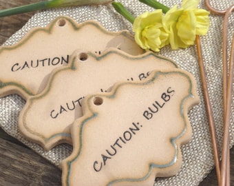 Bulb reminders (Set of 3) garden markers