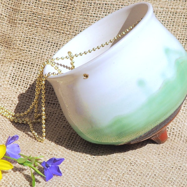 Hanging Ceramic Planter Etsy