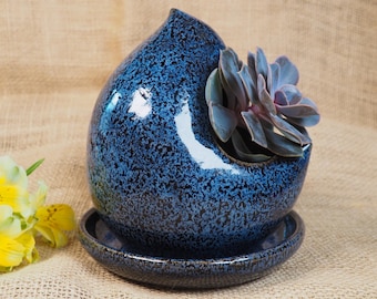 Jardinière bleue Yard Byrd