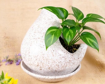 Jardinière Yard Byrd blanche