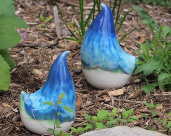 Yard Byrds - Lot de 2 - Ciel, indigo et blanc