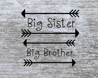 big brother svg | big sister svg | sibling svg | pregnancy announcement svg | svg files | svg cutting files