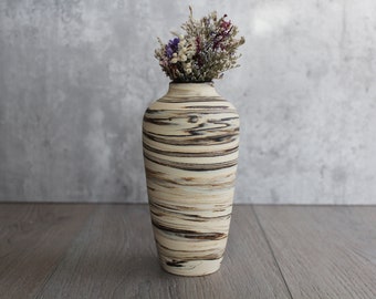 Small Ceramic Budvase, Handmade Marbled Vase, Rustic Decor, Minimalist Ceramics, Flower vase, Modern Vase,