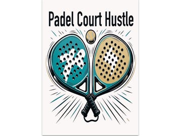 Padel Sport Wall Art, Dynamic Court Poster, Padel Lover, Sport Enthusiast