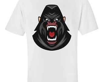 Cool Gorilla T-Shirt, Animal Lover Tee, Jungle Monkey Shirt, Wildlife Lover Gift, Gym Workout tee