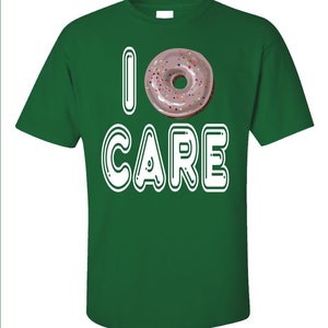 Chemise drôle de donut, t-shirt I Donut Care, cadeau pour amateur de beignets, t-shirt pour gourmets, humour dans la salle de sport image 5