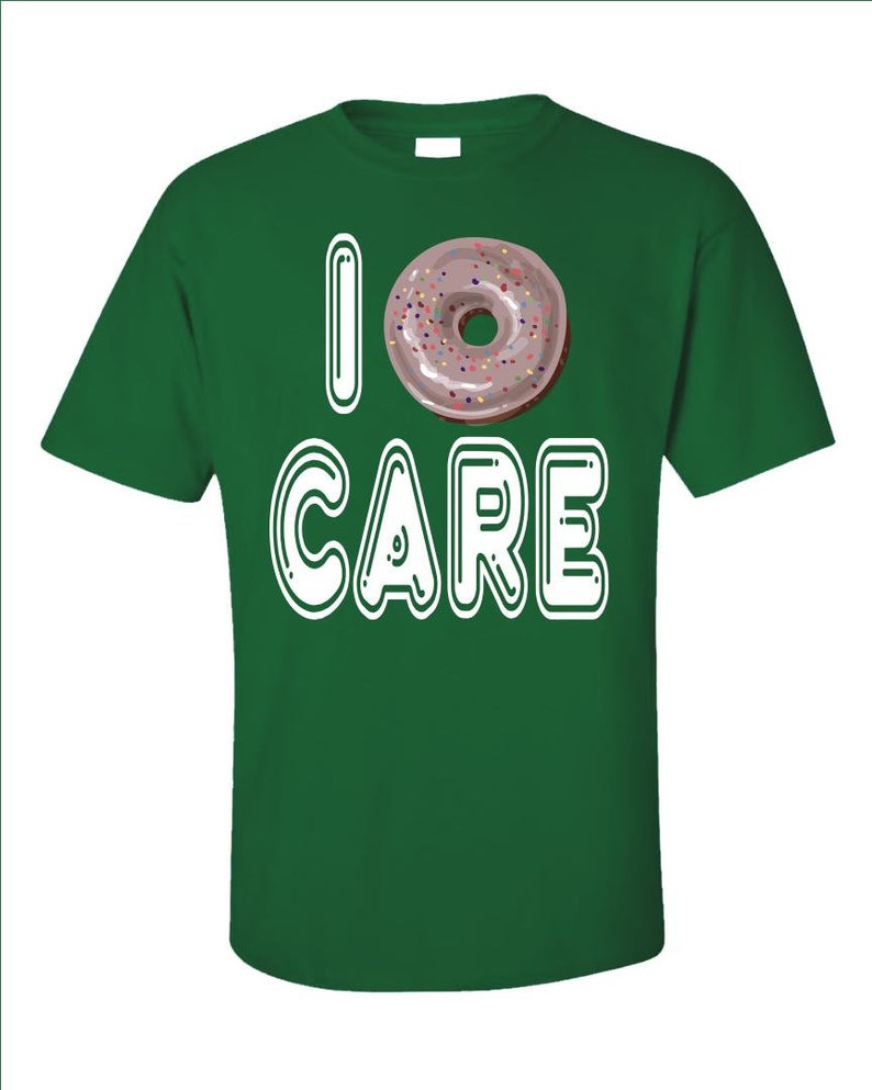 Chemise drôle de donut, t-shirt I Donut Care, cadeau pour amateur de beignets, t-shirt pour gourmets, humour dans la salle de sport image 5