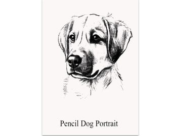 Dog Portrait Poster, Funny Dog Wall Art, Dog Lover