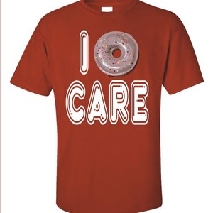 Chemise drôle de donut, t-shirt I Donut Care, cadeau pour amateur de beignets, t-shirt pour gourmets, humour dans la salle de sport image 6