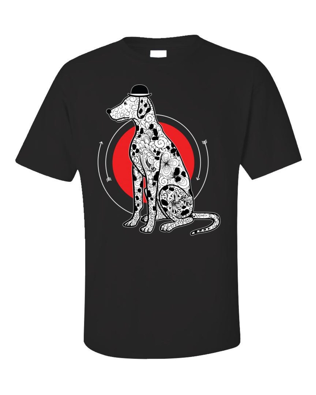 Dalmatian Art Tee, Dog Lover Shirt, Cute Dog Shirt, Animal Graphic Tee