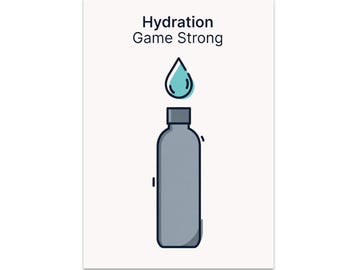 Fitness Wall Art, Workout Room Poster, Fitness Hydration, Gym Motivation