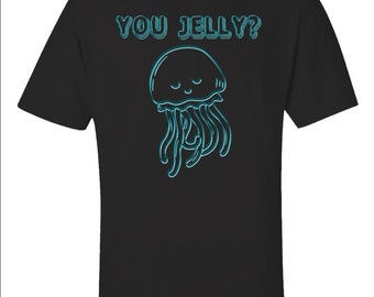 You Jelly? Funny Jellyfish Tee, Ocean Sea Life Shirt, Marine Biologist Gift, Cute Nautical Top