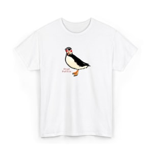 Funny Puffin T-Shirt, Cute Bird Lover Tee, Quirky Animal Shirt, Soft Cotton, Humorous Nature Gift, Casual Wear