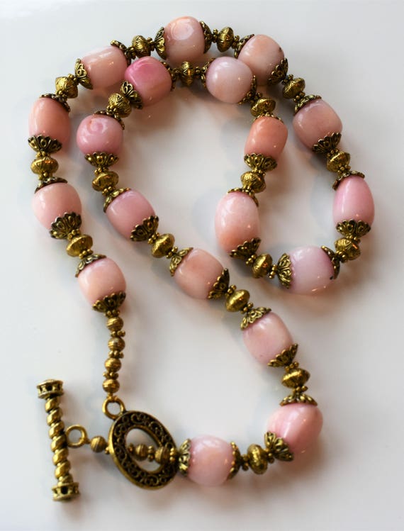 Rose Quartz Necklace- Vintage - image 6