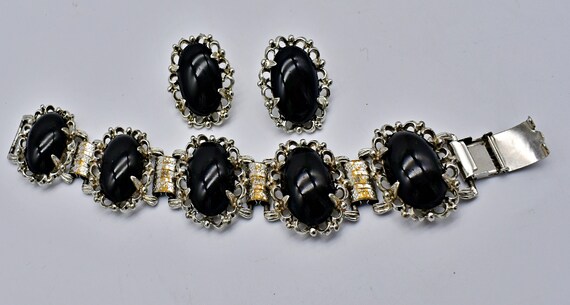Victorian/Gothic Style Bracelet & Earrings Set