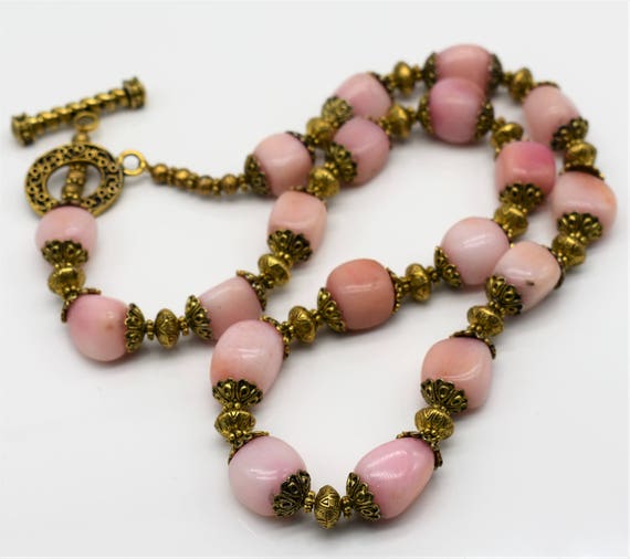 Rose Quartz Necklace- Vintage - image 2