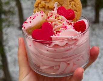バレンタインクッキーデザートキャンドル（卸売りオプションあり）
