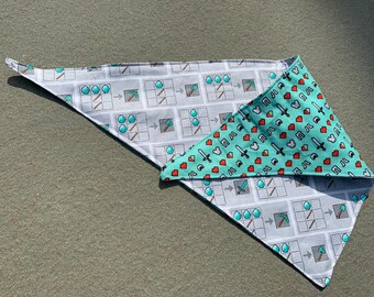 donut the dog fortnite minecraft - reverseable minecraft dog bandana reverseable minecraft dog bandana - donut the dog fortnite minecraft