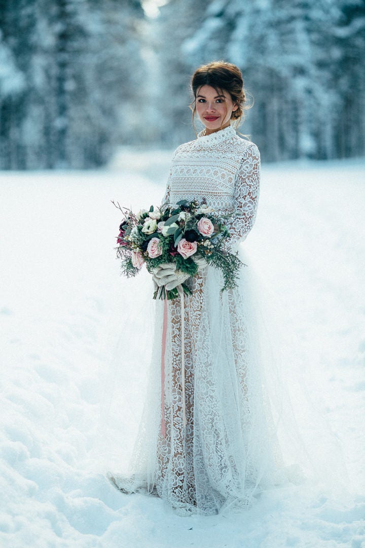 unique winter wedding dresses