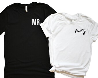 Mr and Mrs Shirts - Etsy