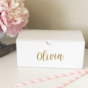 Personalized gift boxes champagne flute gift box bridesmaid proposal box bridesmaid gift box 7x4x3 gift box personalized gift box image 1