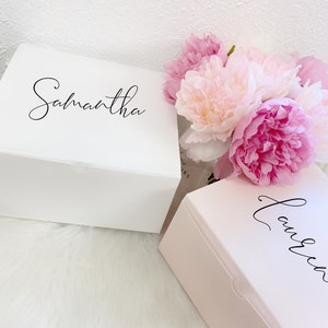 Bridesmaid initial proposal boxes- gift boxes with names- will you be my bridesmaid boxes- personalized custom gift boxes- bridesmaids gifts