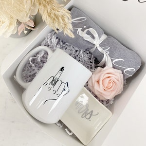 Engaged af gift box set- engagement gift box for bride to be - future mrs  gift set- bride to be gifts- bride shirt- wifey i said yes gift bo