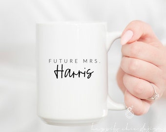 Personalized Future mrs mug- custom future mrs mug gift- bride mug- engagement gift- bridal shower gift idea bride box wifey mugs engaged